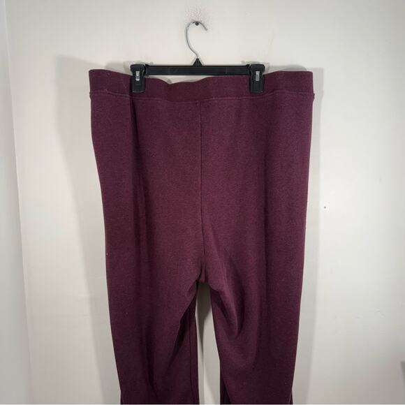 UGG Men Maroon Fleece Lined Drawstring Waist Lounge Pants 2X - Picture 8 of 8